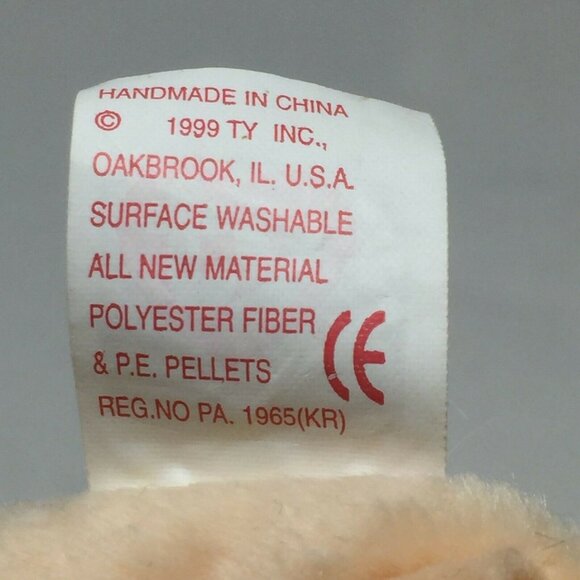 Ty Beanie Baby Knuckles Pig Plush Stuffed Animal Retired W Tag March 25 1999 - Picture 7 of 10